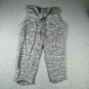 Athleta Grey Space Dye Crop Joggers Drawstring Sweatpants Style 964524 Womens S